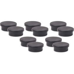 Magneten viking zwart 20mm 10 stuks