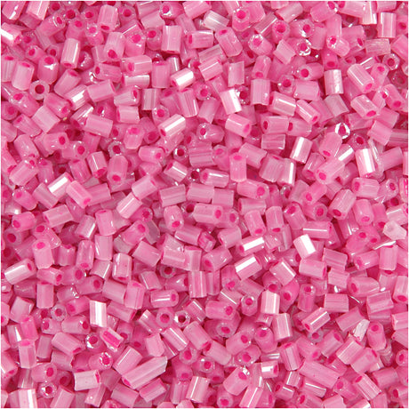 Creativ company https: www.cchobby.nl rocailles-2-cut-d-1-7-mm-afm-15-0-gatgrootte-0-5-mm-roze-500-gr-1-zak