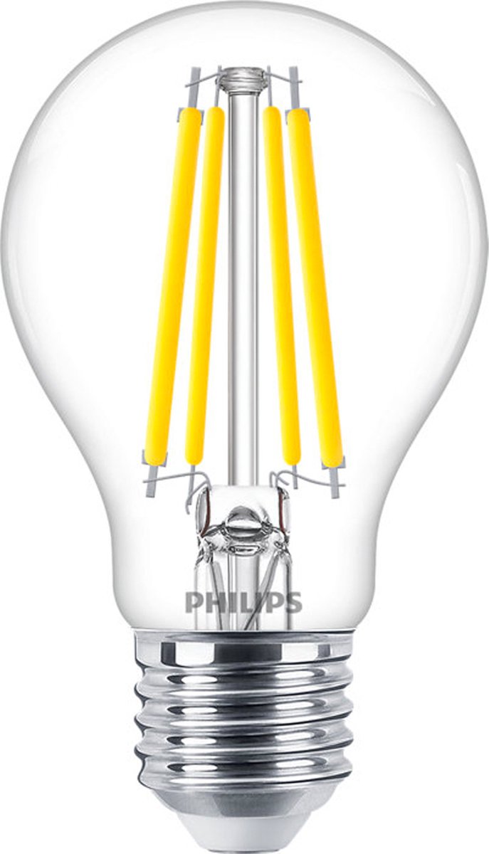 Philips led philips master value led lamp e27 peer helder 7.8w 1055lm - 927 zeer warm wit | beste kleurweergave - dimbaar - vervangt 75w