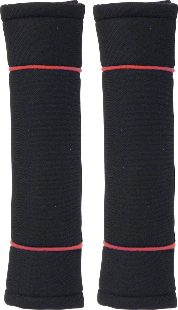 Carpoint gordelhoezen classic - zwart rood