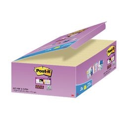 Post-it zelfklevende notes 24 x 90 vel 47.6 x 47.6 mm blanco kanariegeel