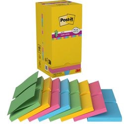 Super sticky notes post-it r330ssvp16eu 76x76mm assorti pak 16 stuks