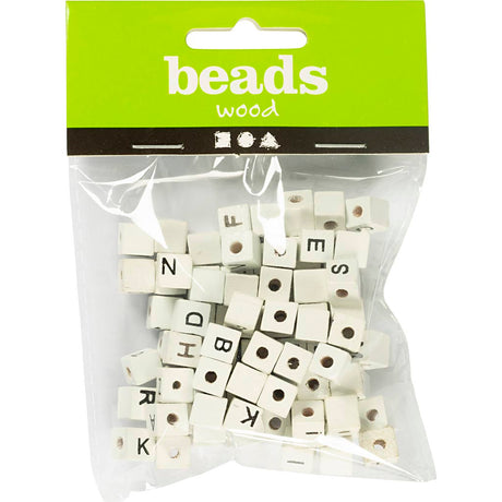 Creativ company https: www.cchobby.nl letterkralen-a-z-en-blanco-afm-8x8-mm-gatgrootte-3-mm-wit-96-div-1-doos