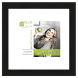 Nielsen design nielsen fotolijst 8988051 apollon zwart 20x20 14x14 cm