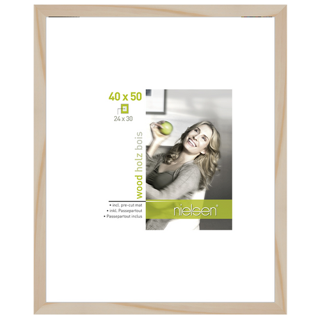 Nielsen design nielsen fotolijst 8988023 apollon naturel 40x50 24x30 cm