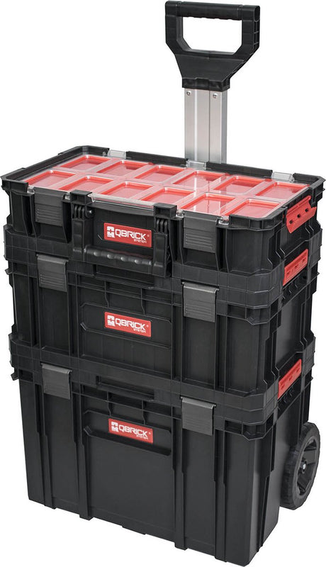 Qbrick system gereedschapswagen system two plus - set inclusief gereedschapskoffer en organizer