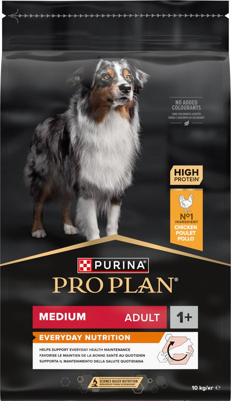 Purina ® pro plan® medium adult everday nutrition - hondenvoer droogvoer - kip - 10 kg