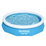 Bestway zwembad fast set rond 305x66 cm blauw