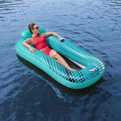 Bestway hydro force drijfbed sol venture 188x109 cm blauw