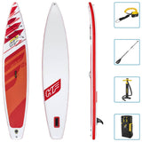 Bestway sup hydro-force fastblast tech set opblaasbaar 381x76x15 cm