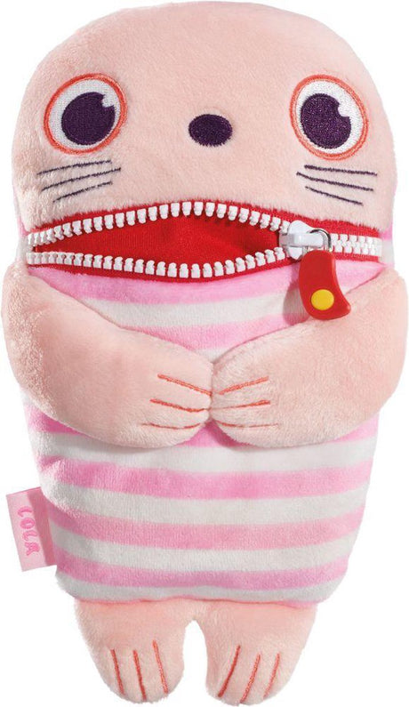 Schmidt spiele zorgenvriendje lola - zachte pluche knuffel met ritsmond voor zorgen en angsten - perfect voor kinderen om gevoelens uit te drukken - troostend, wasbaar knuffelbaar - ideaal cadeau voor peuters, kleuters schoolgaande kinderen