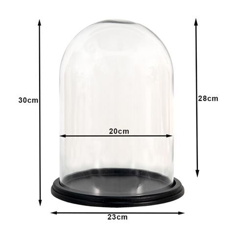 Clayre eef stolp 6gl3477 transparent 23x29 cm
