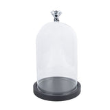 Clayre eef 6gl2544 stolp transparant 14x25 cm