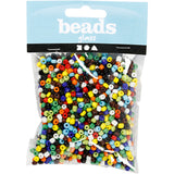 Creativ company https: www.cchobby.nl rocailles-d-4-mm-afm-6-0-gatgrootte-0-9-1-2-mm-diverse-kleuren-130-gr-1-doos