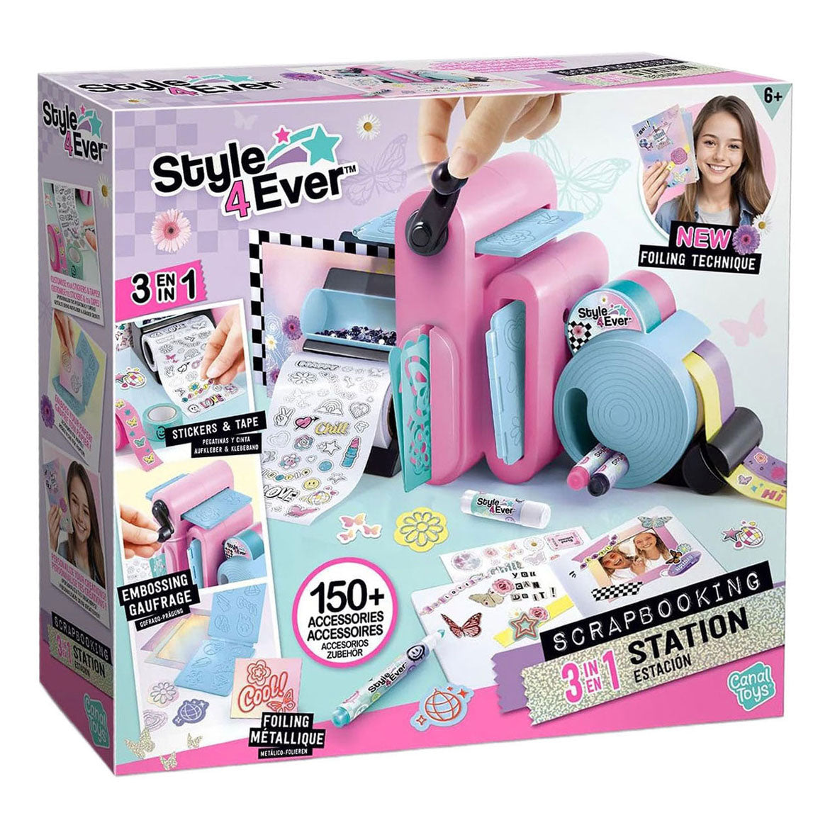Style 4 ever scrapbooking 3-in-1 knutselset