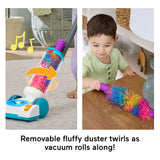Fisher-price leerplezier 2-in-1 stofzuiger met stoffer en lichtjes en muziek
