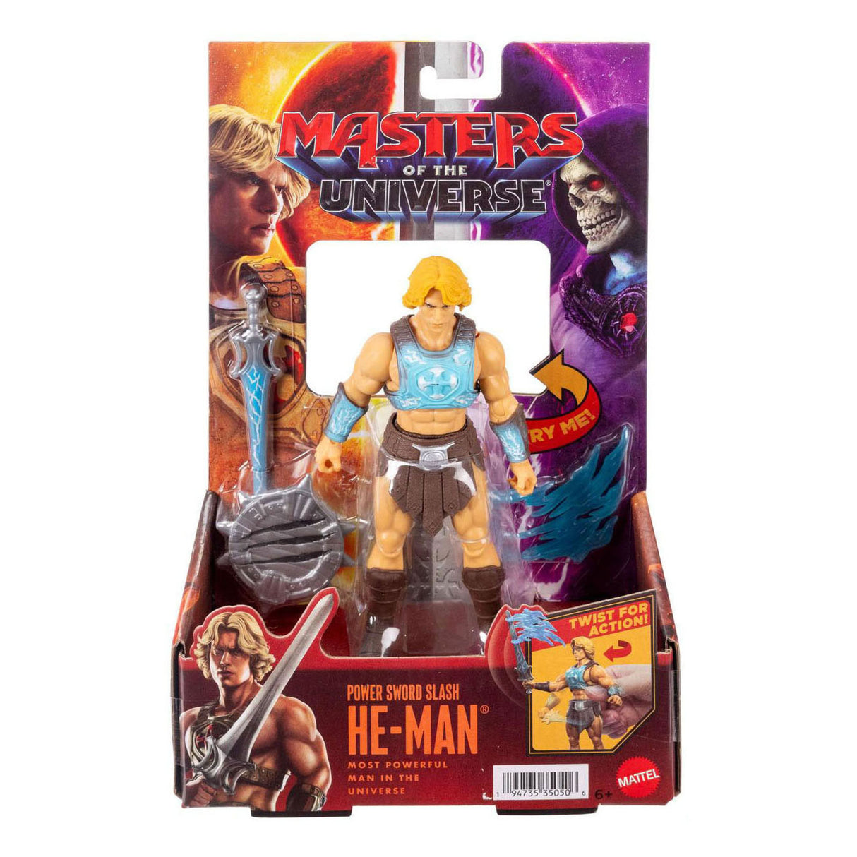 Masters of the universe actiefiguur feature he-man - 14cm