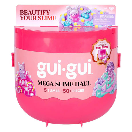 Moose toys gui gui mega slime haul - maak 5 sprankelende, geurende slimes