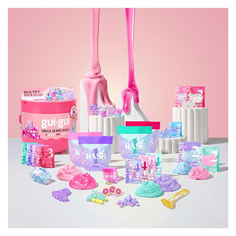 Moose toys gui gui mega slime haul - maak 5 sprankelende, geurende slimes