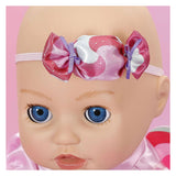 Baby born poppenoutfit kleurrijk snoepjurk 43cm poppenkleding.