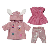 Baby born jas en jurkset - 43cm