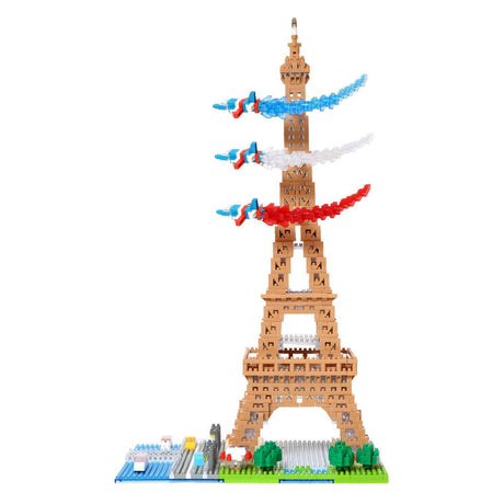 Bandai nanoblock bouwset oevers van de seine deluxe - 2500st.