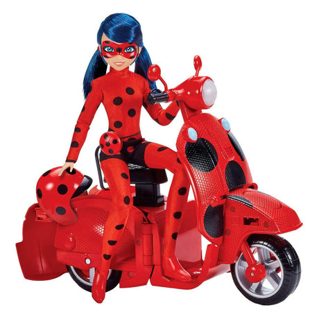 Bandai miraculous scooter met ladybug pop