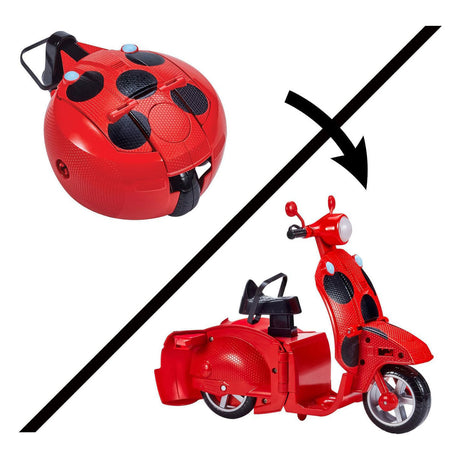 Bandai miraculous scooter met ladybug pop