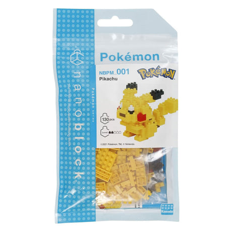 Nanoblock bouwset pokémon pickachu - 130st.