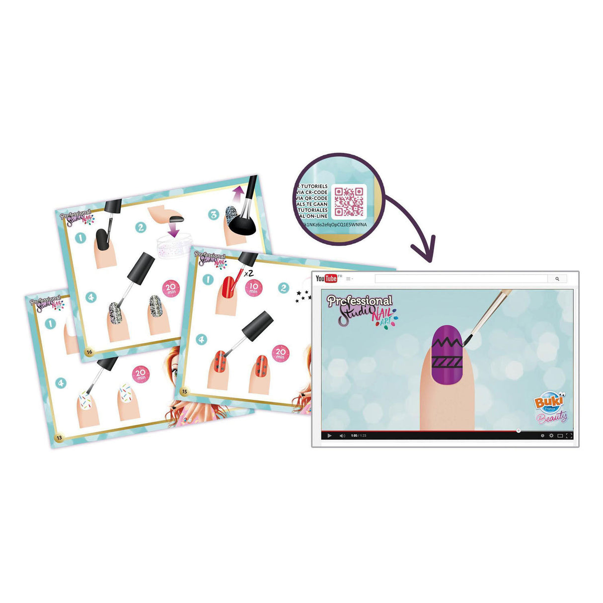 Buki france professional studio nail art