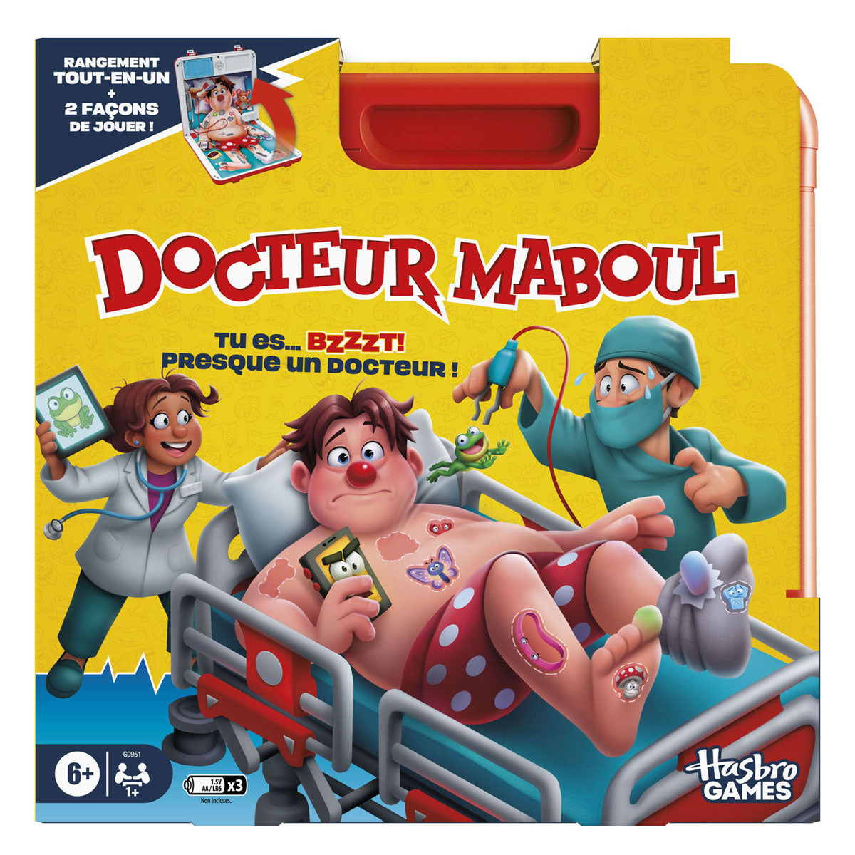 Hasbro gaming dokter bibber - franstalig