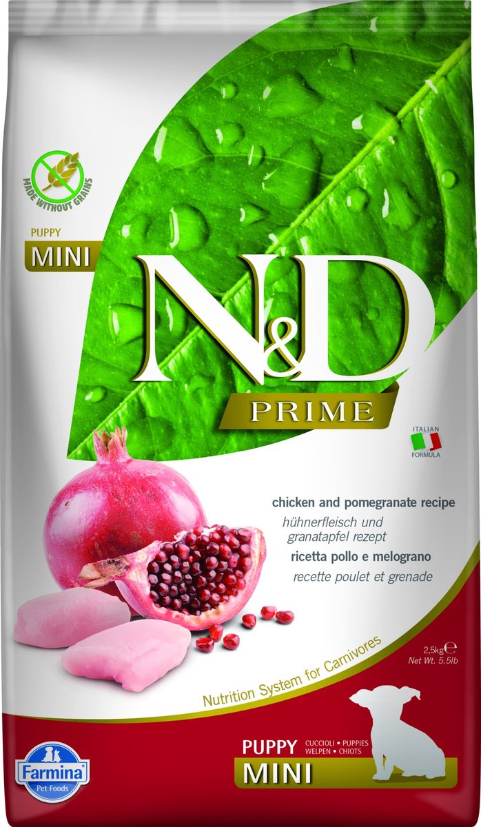 Farmina n d prime puppy mini - chicken and pomegranate - 2,5 kg