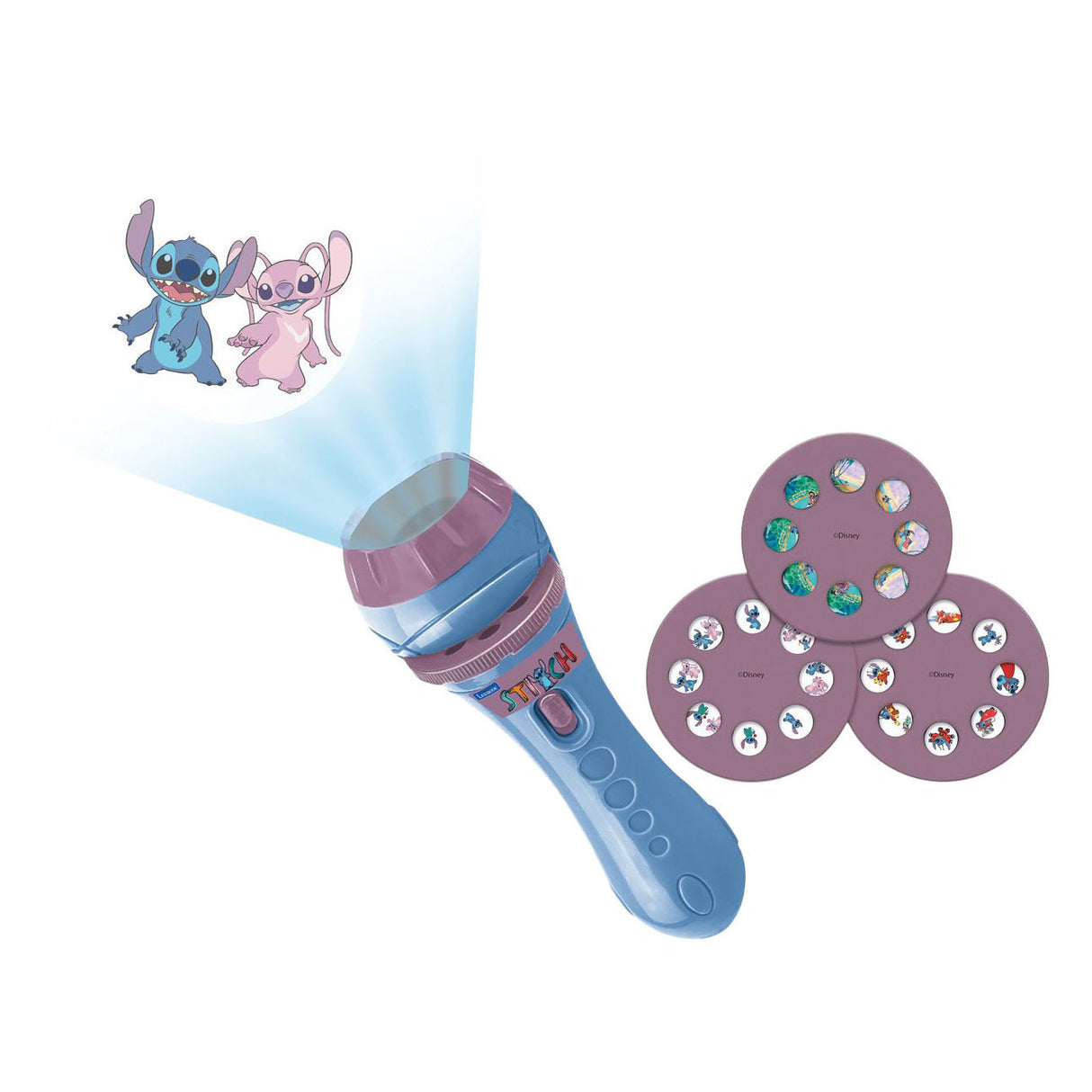 Stitch projectie-zaklamp met 24 plaatjes