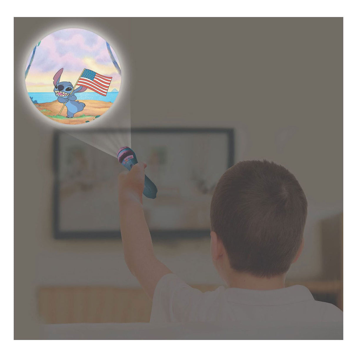 Stitch projectie-zaklamp met 24 plaatjes