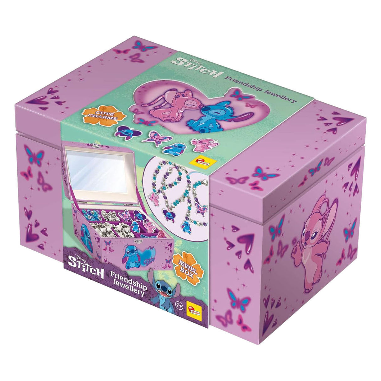 Lisciani stitch juwelen doos met bedeltjes
