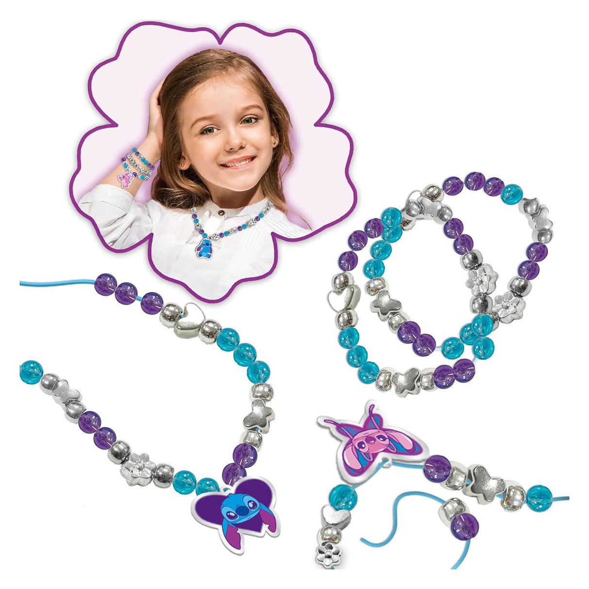 Lisciani stitch juwelen doos met bedeltjes