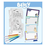 Bluey drawing school tekenschool