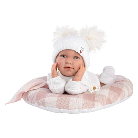 Mimi soft body babypop met geluid 42 cm maan