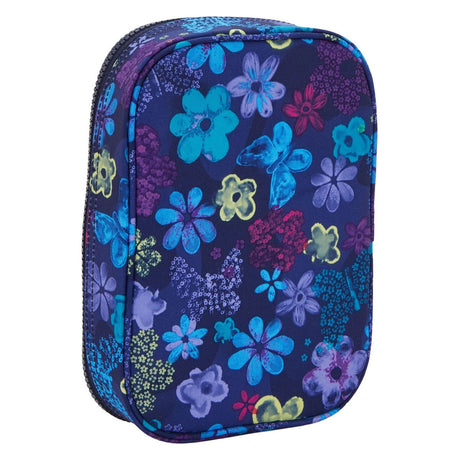 Kipling 100 pens etui - dark flower stamp