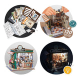 Buki france houten bouwpakket diorama café - 120dlg.