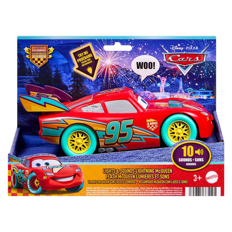 Mattel bliksem mcqueen auto met licht en geluid