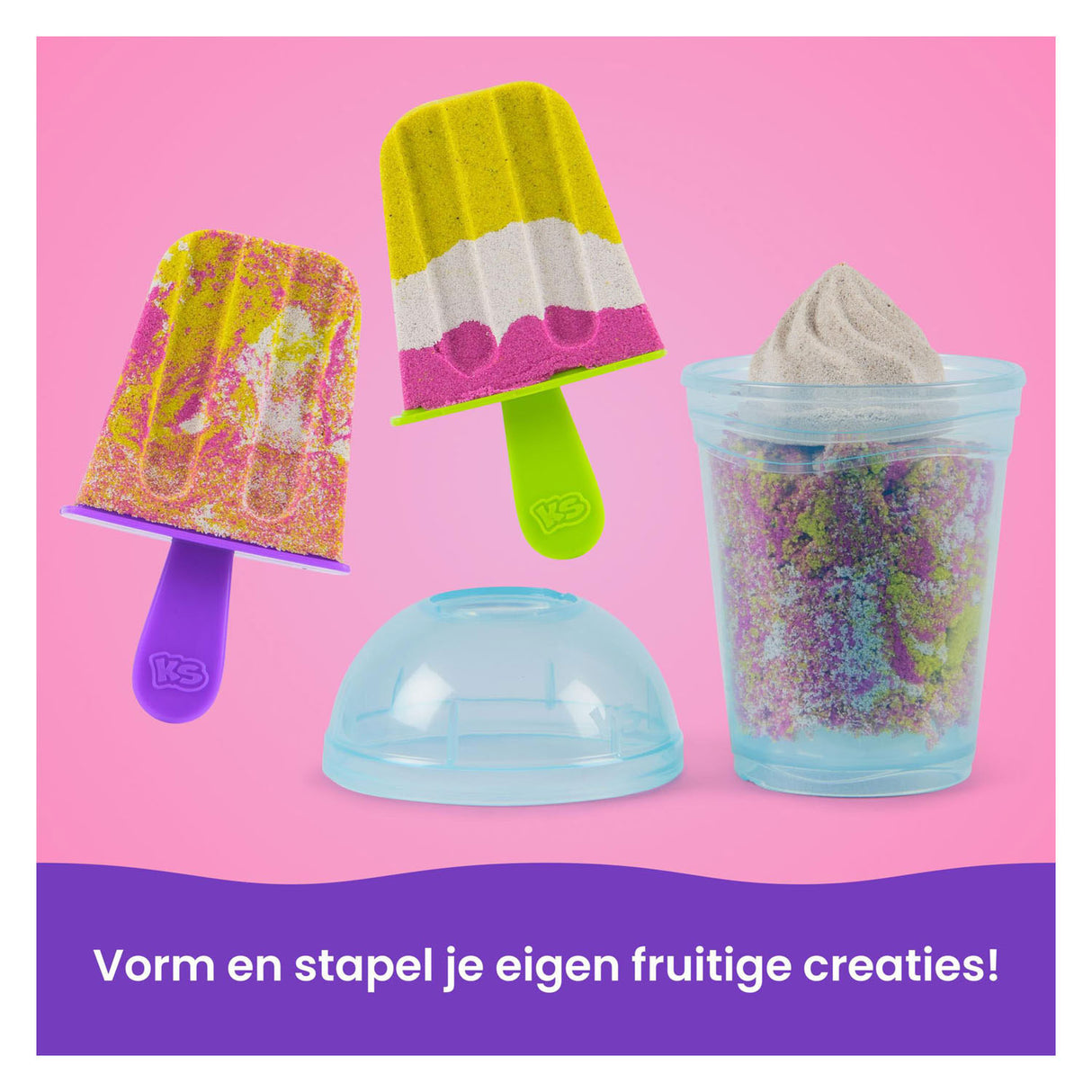 Kinetic sand - smoothie mixer - creatief speelgoed