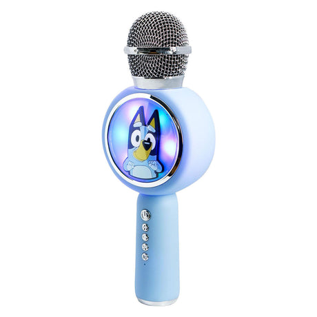 Otl technologies bluey - draadloze karaoke microfoon voor kinderen - oplichtend led display - speaker - met stemeffecten