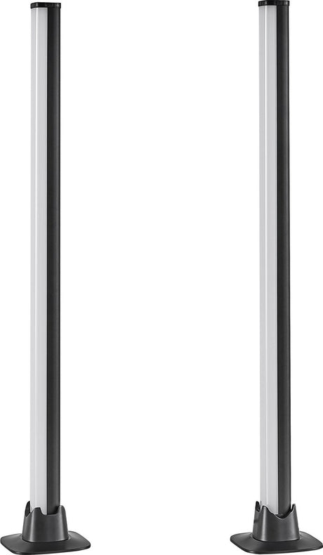 Rl live your light reality boy tafellamp - zwart - incl. 2x led rgb 5w - dynamisch licht - geintegreerde dimmer - memory functie - afstandsbediening - rgb-kleurwisselaar - sound bediening