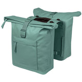 Basil b.v. dubbele fietstas basil brooklyn mik 41l 14 x 30 x 37 cm - groen