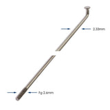Buzaglo spaken 286-13 alpina raggi ø2.33mm fg 2,6 - rvs (144 stuks)