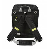 Basil Miles Daypack - sportieve fietstas - unisex - zwart lime