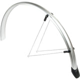 spatbordenset Rapido 28 inch 46 mm kunststof zilver