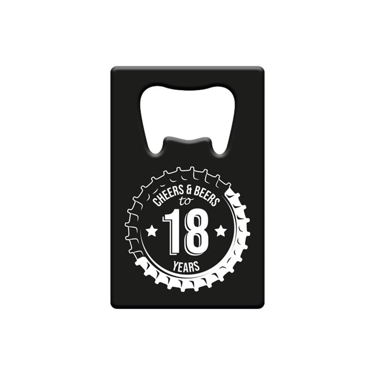 Paperdreams flesopener metaal - 18 jaar