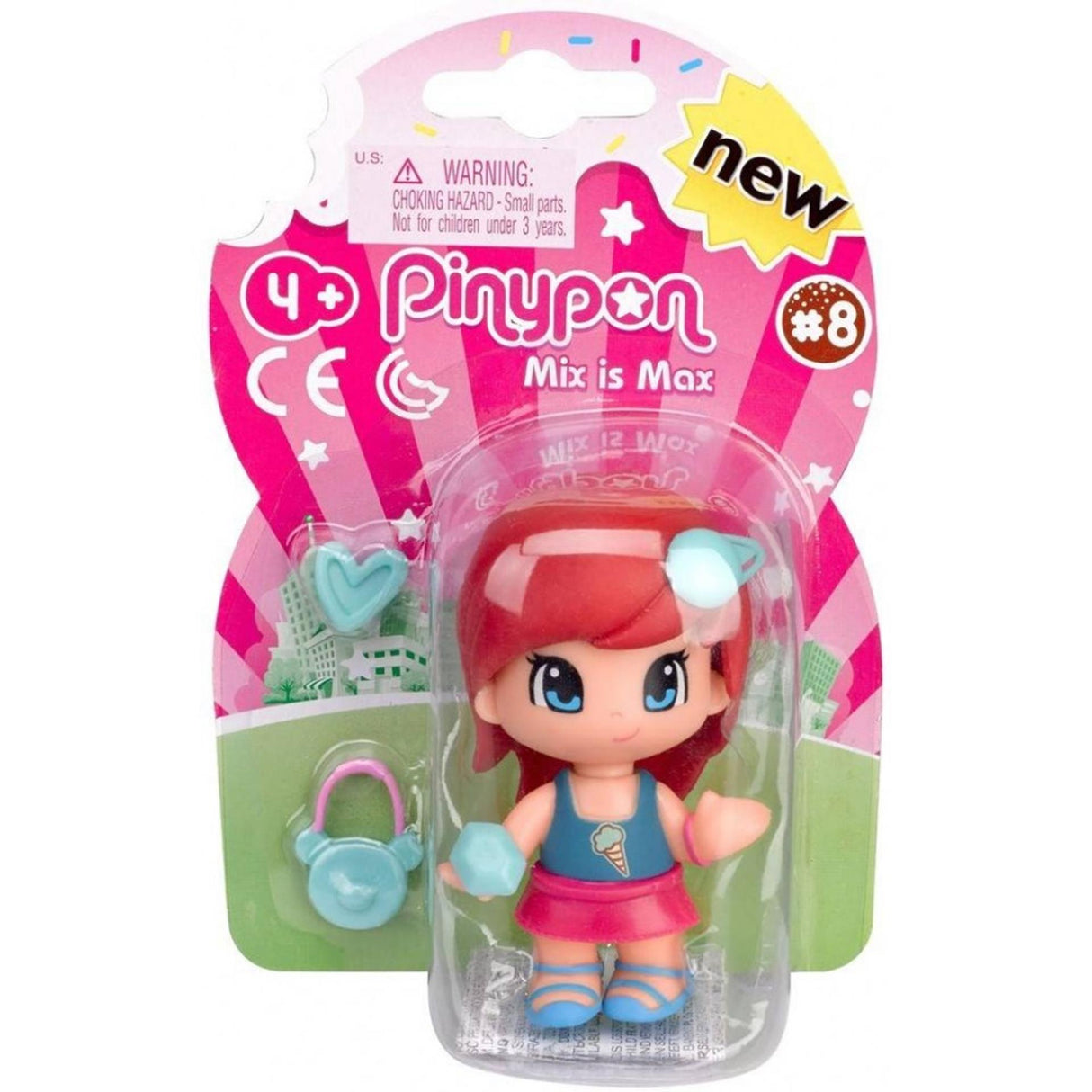Pinypon speelfiguur 7cm serie 8